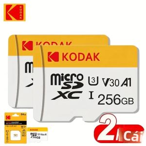 Thẻ Nhớ Micro SD Tốc Độ Cao Kodak 32GB/64GB/128GB/256GB TF Dành Cho Điện Thoại Thông Minh Và Máy Tính - C10 U3 V30 A1 Class