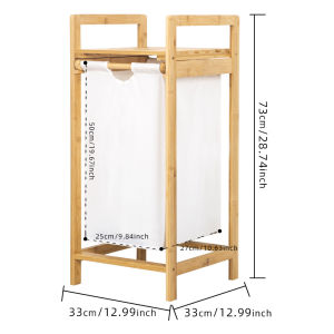 Large Size Japanese Style Bathroom Laundry Basket Fabric Dirty Clothes Hamper Bedroom Storage Basket Home Use Organizer