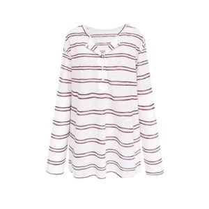 YUEZHONGWEI | Áo thun nữ tay dài mỏng mùa hè cổ chữ V thoáng khí áo khoác điều hòa không khí bên ngoài áo len dệt kim màu tương phản