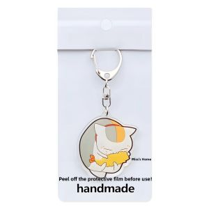 Buy 2 Get 1 Free Acrylic Keychain Cat Teacher Sanmao Teacher Gato Keychain Summer Friend Account Charm Anime Themed Keychains