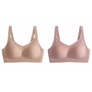 Wireless Sports Bra Women Invisible New Style Thin Foundation Liquid Small Chest Appears Large Anti-Sagging Side Breast Removal