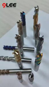 End Mill Carbide 4 Flute Tungsten Steel Milling Cutter Nano Coating HRC55°/58°/60°/65° Cnc Machine Cutting Tools