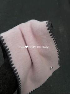 Grey Pink Woolen Scarf Womens Winter Korean Style Warm Neck Protection Outerwear New 2024 Long Rectangle Shawl Scarf