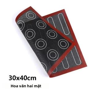 70x50cm Thảm Nướng Bánh Silicon Lớn Chống Dính Bột Nhào Cán Tấm Thân Thiện Với Môi Trường Nhà Bếp Làm Bánh Ngọt Thảm Cho Máy Làm Bánh Pizza Giá Đỡ