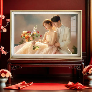 Modern Minimalist Wedding Photo Frame Wall Hanging Large Size Bedroom Living Room Creative Photo Enlargement Picture Frame