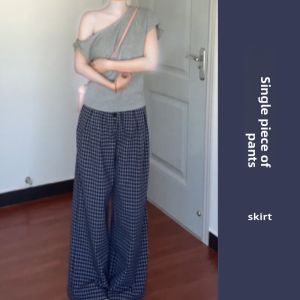 YUEZHONGWEI | French Style Irregular Shoulder Grey Short Sleeve T-Shirt Women Summer Unique Beautiful Slimming Show Shoulder Top