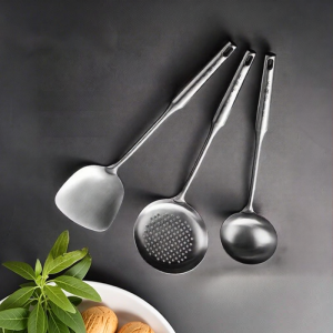 WANGMAZI | Stainless Steel Food-Grade Cooking Spatula Set