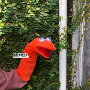 MUPPET ULAR BONEKA DONGENG KARAKTER ULAR KUNING BONEKA DONGENG KUNING
