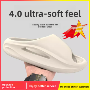 MONLEYTA | Mens Summer Home Indoor Anti-Slip Odor-Resistant Thick Bottom Slip-On Sports Slippers Comfortable Soft EVA Casual Flip Flops