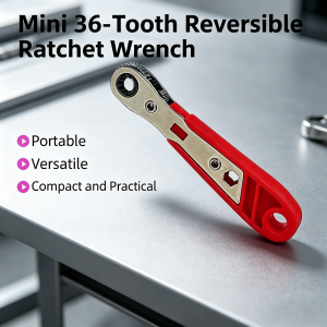Tua Vít Ratchet Hai Chiều 36 Răng Mini Cờ Lê Hai Chiều Di Động Thép Hợp Kim Chống Trượt Từ Tính Dùng Cho Không Gian Hẹp Sửa Chữa Ô Tô Gia Đình