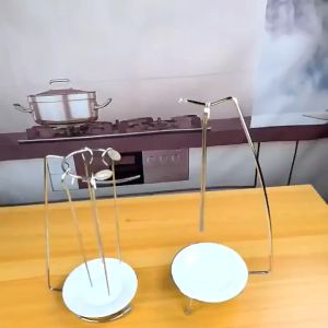 Portable Stainless Steel Bbq Skewers Needle With Rack For Camping Gathering Party Roasting