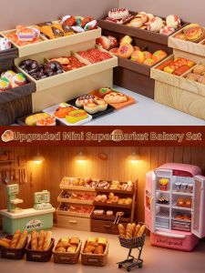 DIY Mini Supermarket Toy Girls Like Home Role Play Birthday Gift