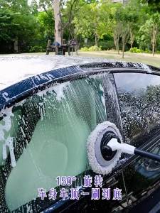 HELLOLEIBOO | Car Cleaning Kit with Soft Brush and Extendable Handle