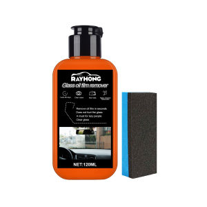 Rayhong DUNG DỊCH TẨY Màng Dầu Thủy Tinh 150Ml Màng Dầu Thủy Tinh Đánh Bóng Kính Xe Hơi Ô Tô Loại Bỏ Miếng Dán Làm Sạch Miếng Dán Đánh Bóng Cho Phòng Tắm Cửa Sổ Kính Chắn Gió Phía Trước Dụng Cụ