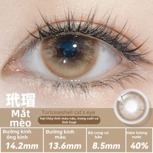 Mắt Kính Tiếp Xúc Màu Đục Cho Người Cận Thị