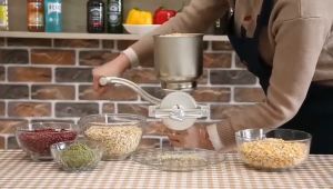 The Manual Grinder is Heavy and Brand New Applicable To Grains Rice Seeds Beans Cocoa Peanuts Coffee Etc.