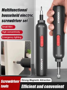 Multifunctional rechargeable sharp shield screwdriver small mini tool set home electric screwdriver