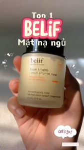 [NK Hàn] Mặt Nạ Ngủ Dưỡng Sáng Da Belif Super Knight Multi Vitamin Mask 75ml - TD Shop