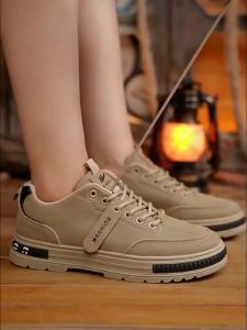 2024 ฤดูใบไม้ผลิใหม่Breathable รองเท้าผู้ชายช่วยเหลือผลิใหม่ รองเท้าทำงานผู้ชายอินเทรนด์อเนก ประสงค์ลื่นกีฬา รองเท้าทำงาน