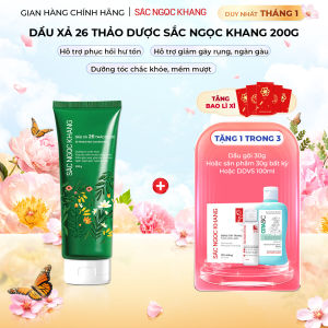 Dầu Xả 26 Thảo Dược Sắc Ngọc Khang - Hỗ Trợ Phục Hồi Tóc Giảm Gãy Rụng Nuôi Dưỡng Mái Tóc Chắc Khỏe Bồng Bềnh II