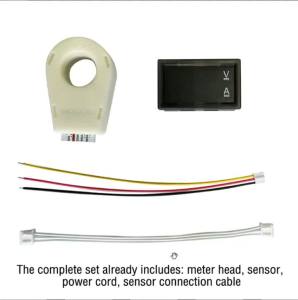 DC0-300V 50A 100A 200A 400A Hall Ammeter Voltmeter Battery Monitor LED Digital Current Voltage Meter for Car 12V 24V 36V 48V 60V