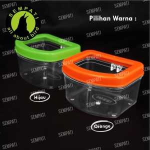 5 pcs Cepuk Burung A1 Wadah Pakan Burung Cangkir Tempat Makan Minum Sangkar Burung Lovebird Murai Pleci Kenari Merpati Anti Tumpah