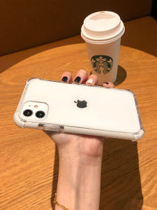 Transparent Silicone Phone Case Full Cover Protection for  11 pro Max 14 New Model 16 Design 12 Anti-Fall Four Corners