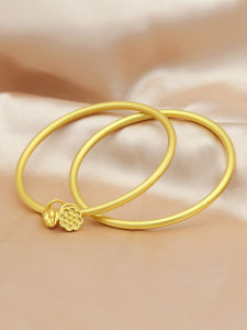 Titanium Steel Sand Gold Rabbit Year Self-Discipline Womens Bracelet Luxury Minimalist Elegant Nature System Internet Celebrity