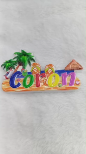 Coron Palawan 3D Ref Magnet Ceramic Wooden Refrigerator Fridge Magnet Travel Souvenir Collectible Gift