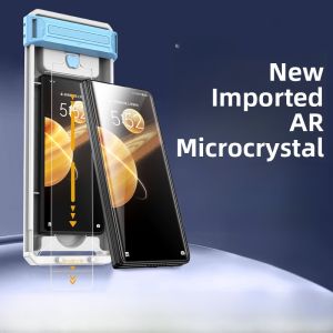 xilixili | Dust-Free Warehouse Instant Adhesive Tempered Glass Film For Huawei Honor MagicV3 Foldable Phone Screen Protector 3D Bent Anti-Fingerprint