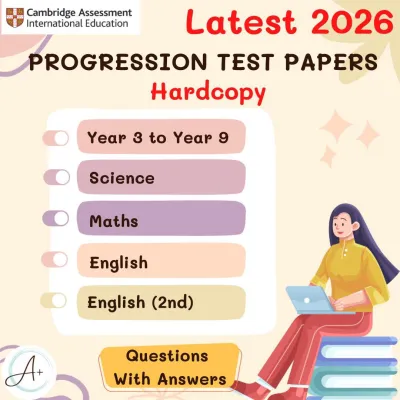Progression Test Papers + Answer | Hardcopy | Year 3 4 5 6 7 8 9 | English Maths Science ESL | Latest 2026