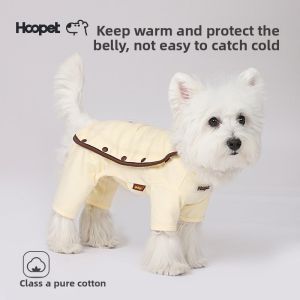 HOOPET | Summer Thin Cotton Dog Pajamas Abdominal Protection