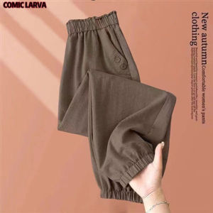 QIAOXIZI | Summer Lightweight Slimming High Waist Casual Pants