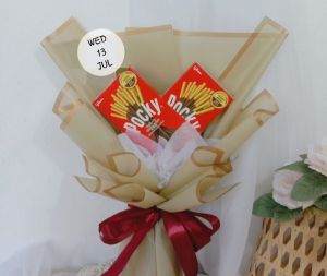 Buket pocky Love kado Ultah