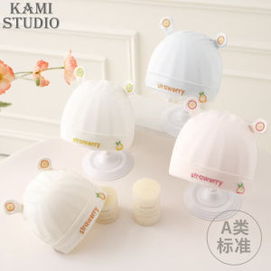 Newborn Baby Cap 0 to 3 Months Infant Spring Summer Thin Head Protection Boy Girl Baby Hats Casual No Brim Caps for Babies