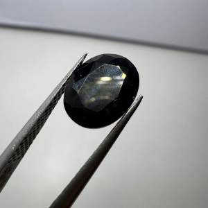 2455-ĐÁ SAPHIA XANH ĐEN SẪM ( THIÊN NHIÊN ) KHÔNG XỬ LÝ.