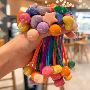 High Elasticity Hair Ties for Girls Childrens Hair Bands Non-Damaging Colorful Simple round Hair Bands Korean Style Accessories
