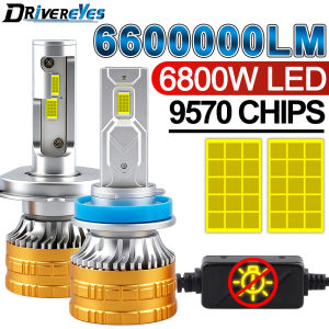 H4 H7 H11 LED CANbus Error Free K5C K6C Plus H1 H8 9005 9006 HB3 HB4 Led Headlight CSP Turbo Auto Fog Lamps 6000K Super Bright