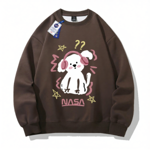 Couple Street Fashion Round Neck Casual Sweatshirt