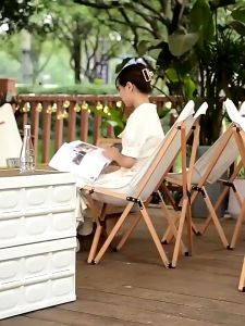 กล่องพับได้ พร้อมฝาไม้ 30L 55L อุปกรณ์แคมป์ปิ้ง