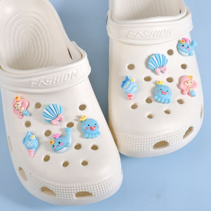 Crocs Phụ Kiện Giày Cho Trẻ Em DIY Thắt Nơ Hoạt Hình Bánh Quy Giày Hoa Trang Trí Phụ Kiện Cho Bé Trai Bởi POVOERYU