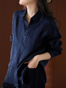 XIAOMENG | Chic Loose Linen Style Shirt
