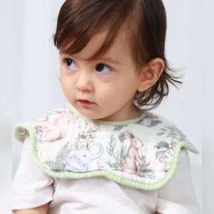 Einmilk Baby Bandana Dribble Bibs 360 Rotate Drool Bibs or Petal Bib Cotton Super Soft & Absorbent for Boys Girls