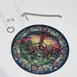 1Pcs Colorful Owl 2D Outdoor Decora Pendant Ideal Living Room Decora Bedroom Decora Holiday Small Gifts Party Decora