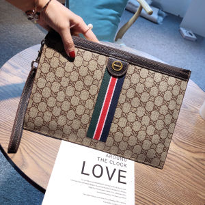 กระเป๋าถือหนังสัมผัสได้บางเฉียบสำหรับผู้หญิง 2023 กระเป๋าถือหนัง PU ขนาดใหญ่แบบพับได้สำหรับใส่โทรศัพท์มือถือและเอกสารแบบแฟชั่นใหม่