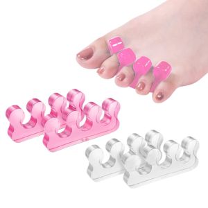 4pcs 2 คู่ Toe Separators สําหรับ Bunion & เล็บ-Pedicure Toe Spacers & Toenail Dividers Soft GEL Pedicure ชุดเหมาะสําหรับ