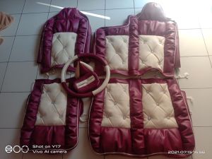 Lapis jok Isuzu Traga Pickup Motif Terbaru 2022 Sofa Kancing Kristal Gratis Sarung Stir / Cover jok Traga / Sarung jok traga / bungkus jok traga / pelindung tempat duduk traga / ISUZU TRAGA PICKUP