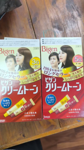Thuốc nhuộm tóc phủ bạc Bigen hoyu 40gx2 - JAPAN