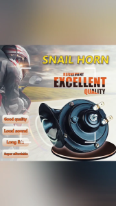 48V 60V Universal Snail Horn For E-bike Electric Tricycle E-Trike Super Loud Waterproo