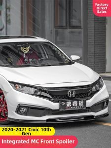 FIT CLUB | MC Sport Front Bumper Lip for 2019-2020 10th Gen Civic